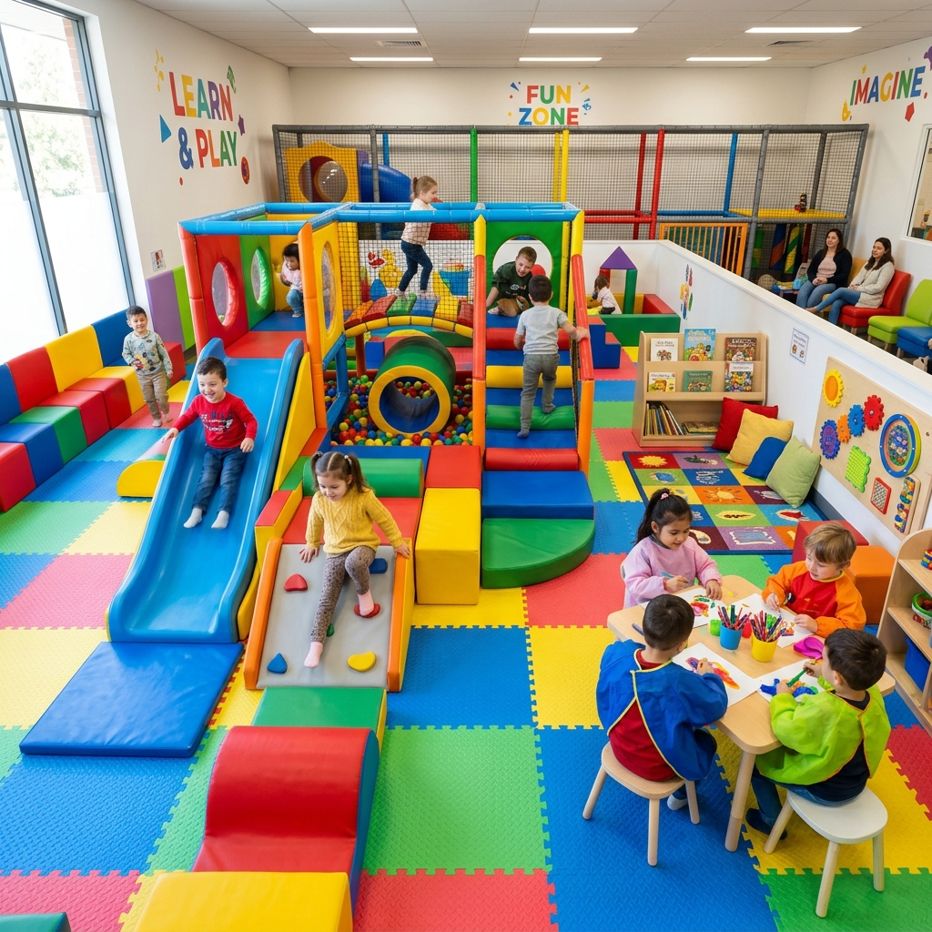 Indoor Play Area at The <span class=
